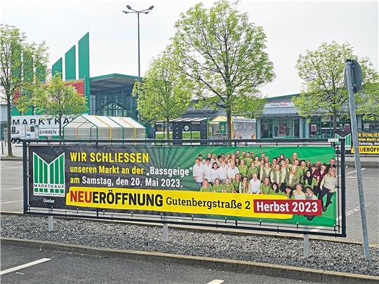 Die Messen sind gesungen, die Schnäppchen wurden gejagt, der Marktkauf in der Baßgeige hat geschlossen und eröffnet im Herbst in der Gutenbergstraße neu.  Foto: Sowa