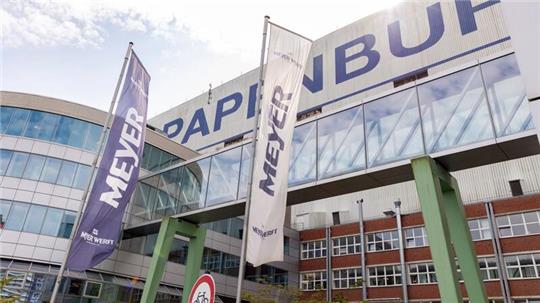 Die Meyer-Werft in Papenburg.