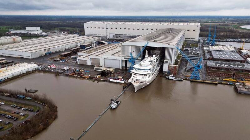 Die Meyer Werft in Papenburg hat finanzielle Probleme