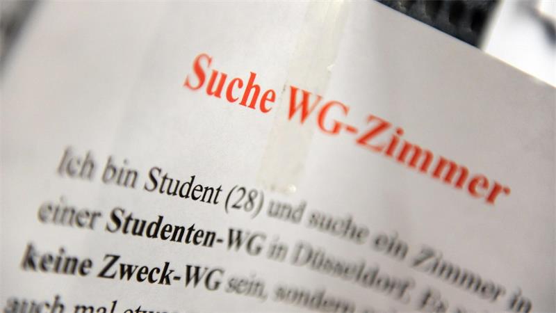 Bafög-Reform auf den Weg gebracht - was geplant ist Die Miete frisst mehr als die Hälfte des Budgets vieler Studierender auf (Archivbild)