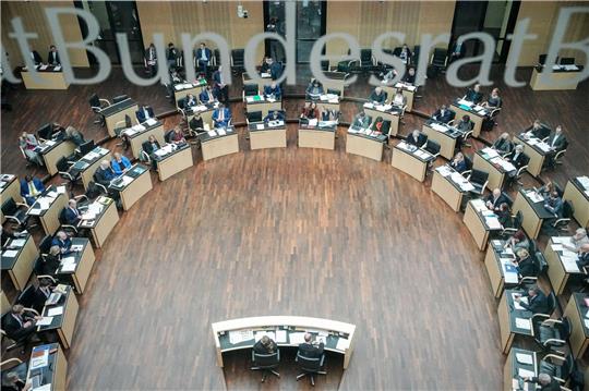 Die Ministerpräsidenten der Länder im Bundesrat während der Sitzung im Bundesrat.