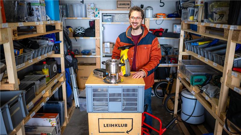 Die Mitglieder erhalten über eine APP Zugang zum Lager. 