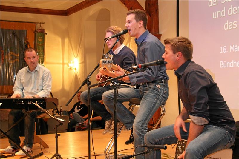 Die Musiker von den „Rockbusters“ sind inzwischen längst eine Institution der Sportlerehrung und werden auch am 18. März wieder für den musikalischen Rahmen sorgen.  Archivfoto: Schlegel