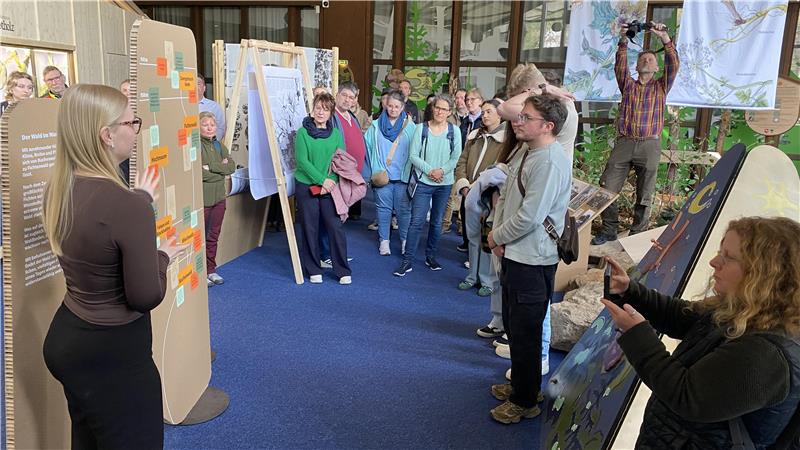 Die Nationalpark-Daueraustellung im Kurgastzentrum zeigt Exponate von Studierenden der Hochschule für Bildende Kunst (HBK) Braunschweig. 