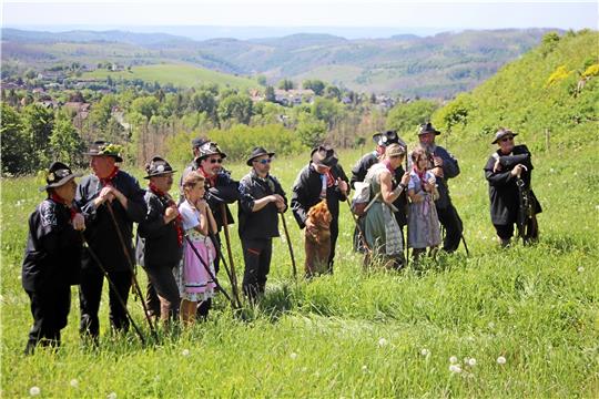 Die Oberharzer Hirten freuen sich auf viele Besucher beim Wiesenblütenhoffest am 2. Juni.  Archivfoto: Jung