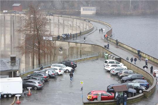 Die Okertalsperre ist gut gefüllt. Sie hat bald ihren Vollstand erreicht. Foto: Neuendorf