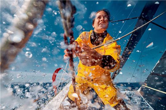 Die Olympia-Zweite Susann Beucke erlebt am Mittwoch ihre Ocean-Race-Premiere.