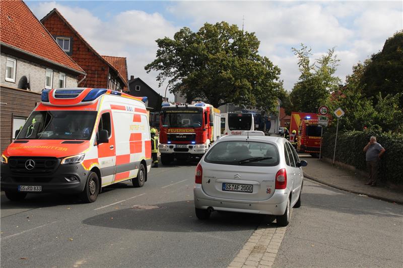 Die Ortsdurchfahrt wurde zeitweise gesperrt. Foto: Leifeld