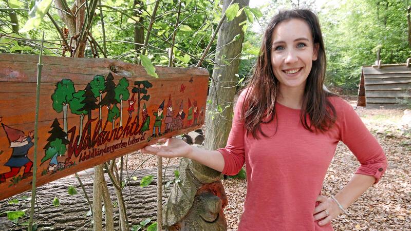 Die Ostharingerin Friederike Wert ist neue Leiterin des Waldkindergartens Lutter.