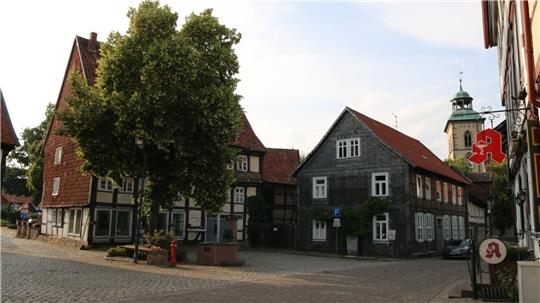 Die Papst-Clemens-Stadt Hornburg hat einen wertvollen historischen Stadtkern.