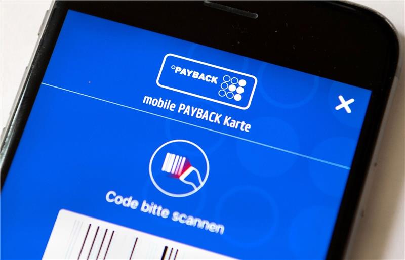 Die Payback-App auf einem Smartphone: Das Unternehmen hat Edeka und die Sparkassen als künftige Partner gewonnen.