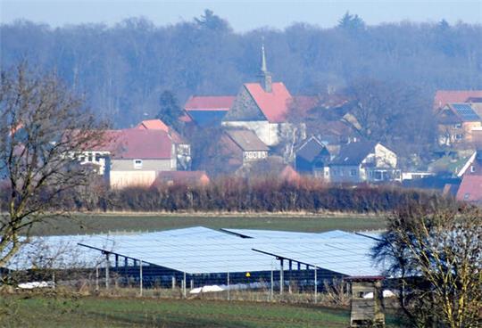 Die Photovoltaik-Freiflächenanlage am Großen Sauberg wird zunächst der einzige Solarpark rund um Neuenkirchen bleiben.