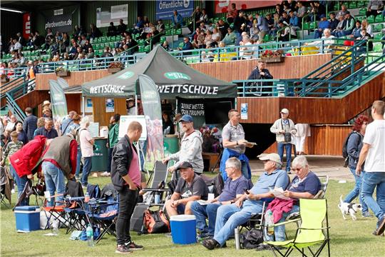 Die Picknick-Atmosphäre ist typisch für die Bad Harzburger Rennwoche und trägt ebenfalls zu deren gutem Ruf bei.  Fotos. Epping