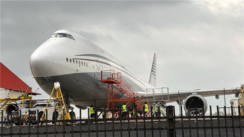 USA nehmen geschenkten Jumbojet von Katar offiziell an Die Pläne für das teure Geschenk sorgten bereits in den kommenden Tagen für große Empörung. (Archivbild)