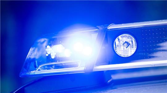Die Polizei sperrt eine Autobahn, nachdem ein Baum auf die Fahrbahn gestürzt ist. (Symbolbild)