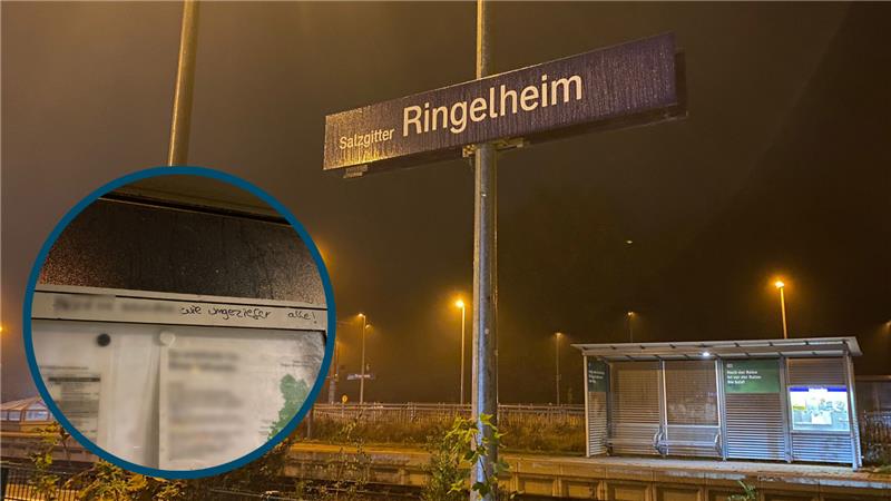 Die Polizei sucht Zeugen, die Hinweise zu den Geschehnissen am Bahnhof Salzgitter-Ringelheim geben können. Fotos: Kasemir