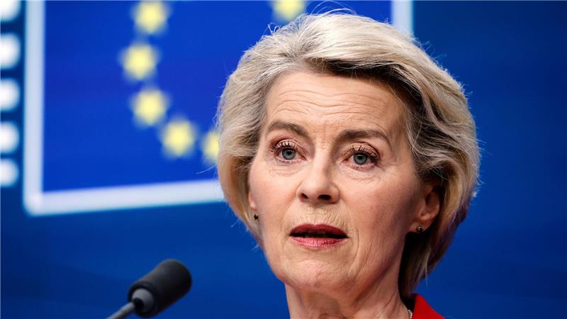 Die Präsidentin der Europäischen Kommission, Ursula von der Leyen, betont, dass man bereit sei, die europäischen Interessen zu verteidigen. 