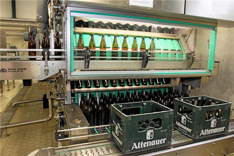 Die Produktion in der Altenauer Brauerei läuft voraussichtlich bald wieder an.  Foto: Epping