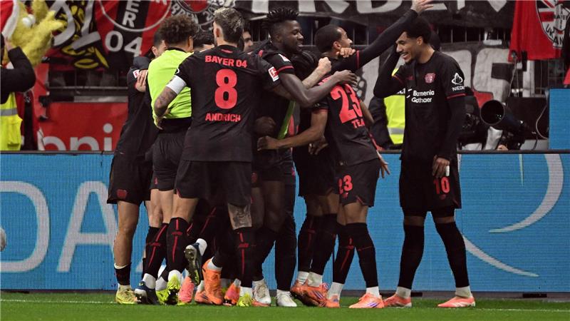 Die Profis von Bayer Leverkusen durften im Derby gegen Köln jubeln.