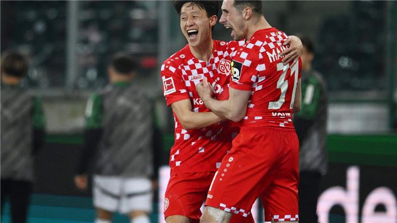 Mainz gewinnt auch in Gladbach und erobert Platz drei Die Profis von Mainz 05 haben den vierten Sieg in Serie gefeiert.