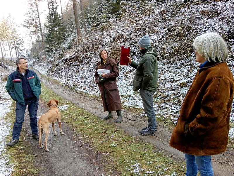 Die Projektbeteiligten schauten sich im Dörpketal um.  Foto: Privat