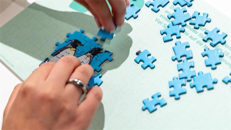 Die Puzzleteile können es in sich haben.