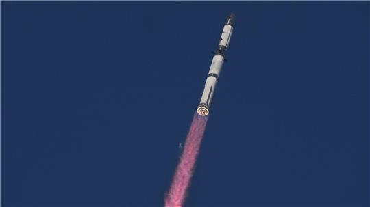 Die Rakete „Starship“ soll zum Mars fliegen.