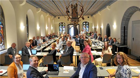 Eine Ratssitzung im Goslarer Rathaus.