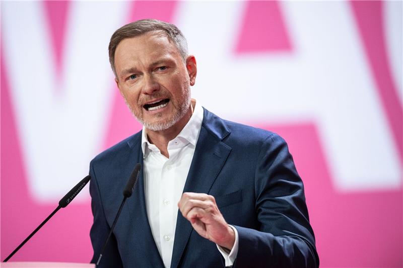 Die Rede des Bundesvorsitzenden der FDP, Christian Lindner, kam bei den Delegierten des Parteitags in Berlin gut an.