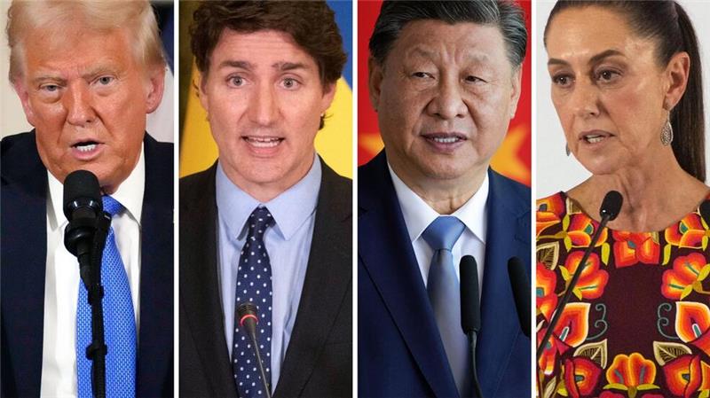 China, Kanada und Mexiko wehren sich gegen US-Zölle Die Regierung von Donald Trump hat Kanada, Mexiko und China mit neuen Strafzöllen belegt. (Archivbild)