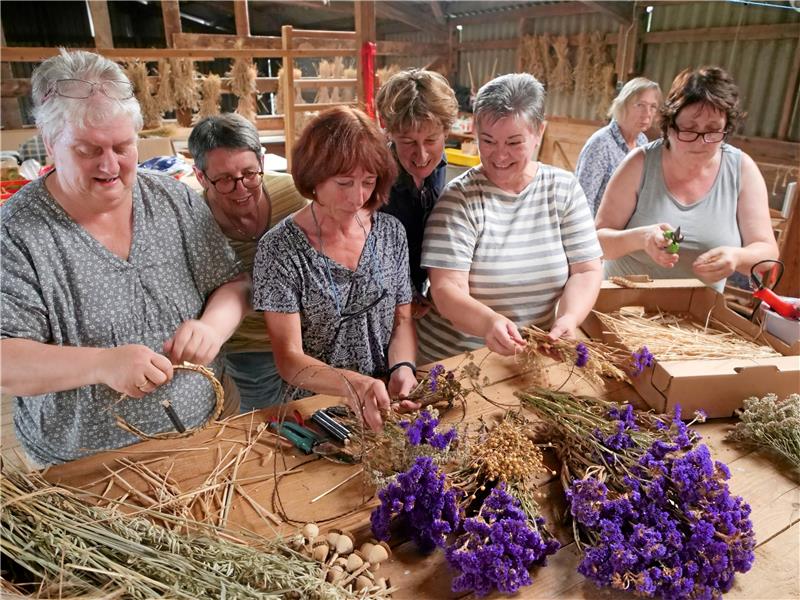 Bad Harzburgs Landfrauen: Keine Erntekrone für das Rathaus Die Reinecke-Scheune: Ein Ort, an dem Landfrauen kreativ werden für den Erntebasar. Foto: Potthast