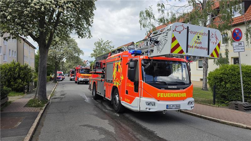 Die Reischauerstraße ist am Samstagnachmittag wegen des Einsatzes gesperrt.