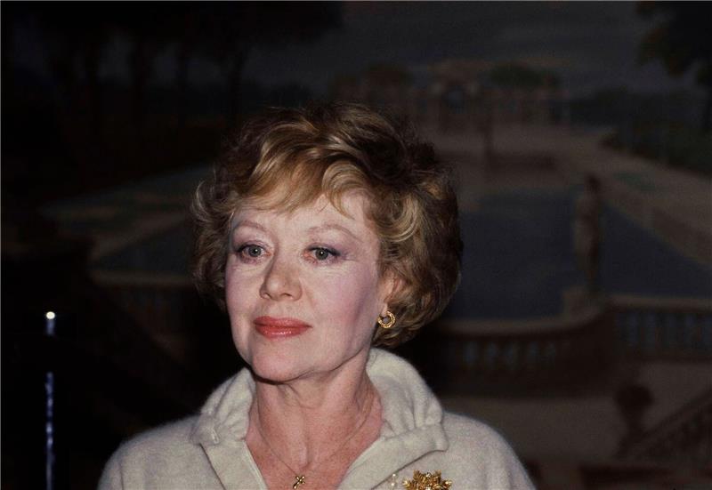 Die Schauspielerin Glynis Johns im September 1982 in New York.