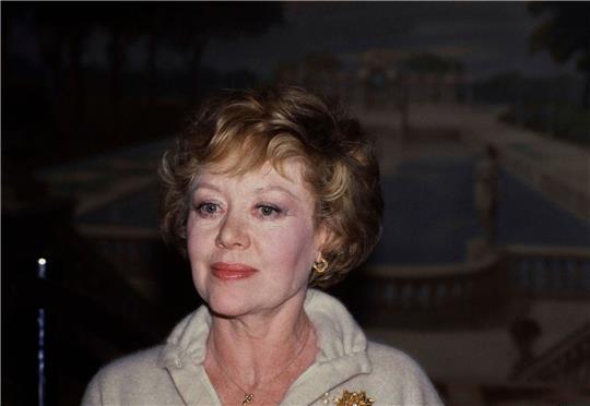 Die Schauspielerin Glynis Johns im September 1982 in New York.