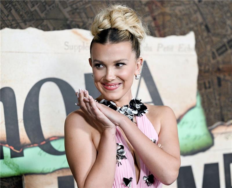 Die Schauspielerin Millie Bobby Brown besucht die Weltpremiere von «Enola Holmes 2» in New York.