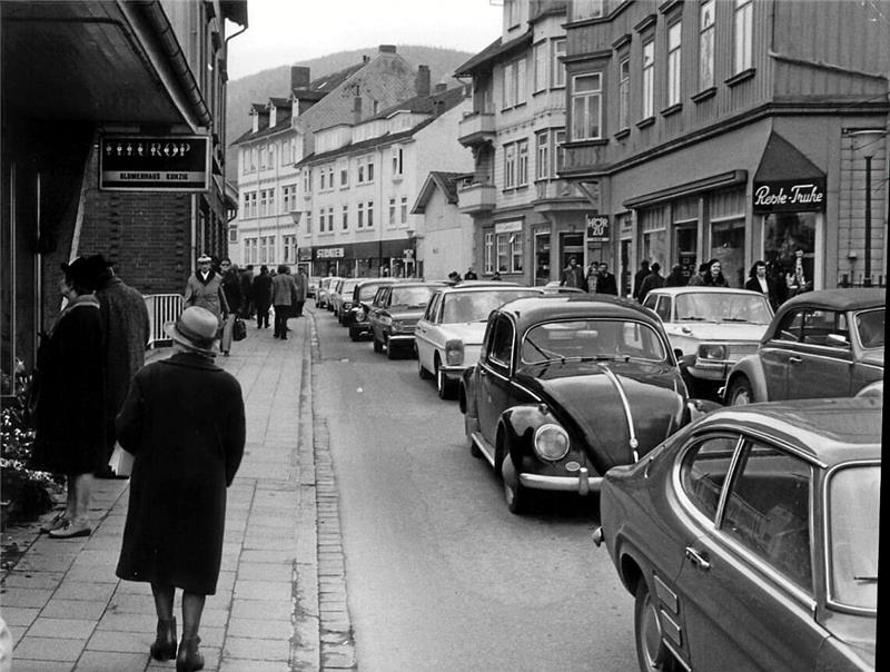 Bad Harzburg in 500.000 alten Bildern Die Schmiedestraße im Jahr 1973.