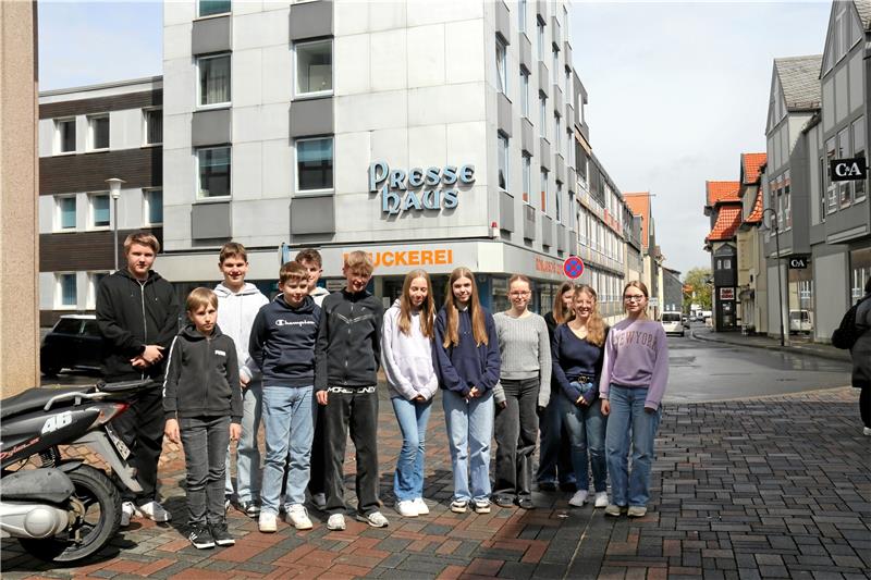 GZ öffnet Türen für den Nachwuchs: Einblicke in die Medienwelt Die Schüler erleben einen spannenden Tag in der Redaktion, der IT, der Vermarktung und der digitalen Entwicklung. Foto: Fricke