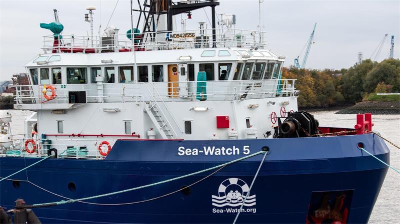 Die „Sea-Watch 5“ wurde von den italienischen Behörden für 45 Tage festgesetzt. (Foto: Archiv)