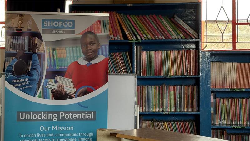 Die Shofco-Bücherei in Kibera. (Archivbild)