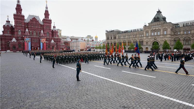 Die Siegesparade in der russischen Hauptstadt verlief störungsfrei. 