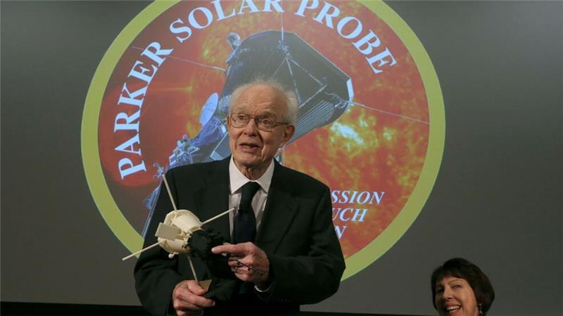 Raumsonde übersteht nahen Vorbeiflug an der Sonne Die Sonde ist nach dem Astrophysiker Eugene Parker benannt, der die Sonnenwinde vorausgesagt hat. Er ist 2022 gestorben. (Archivbild)
