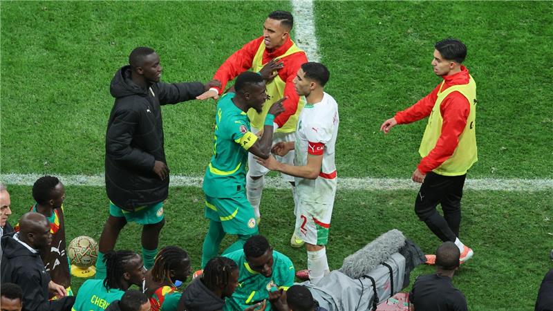 „Schande“ und „Zirkus“: Afrika-Cup-Skandal mit neuem Kapitel Die Spieler beider Teams gerieten im Finale des Afrika Cups mächtig aneinander. (Archivbild)