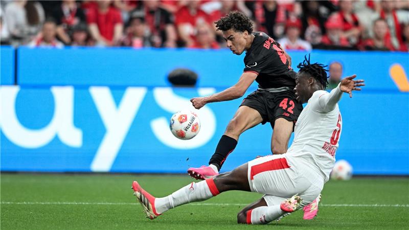 Die Spieler von RB Leipzig hatten in Leverkusen öfter das Nachsehen.