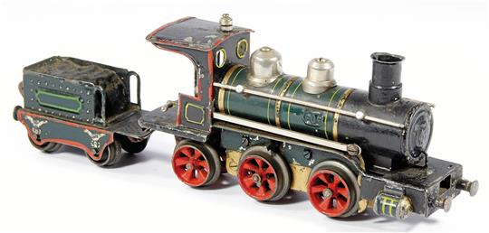 Die Spielzeugeisenbahn zu Weihnachten: Für viele Kinder früher ein sehnlicher Wunsch.  Foto: Ladenburger Spielzeugauktion