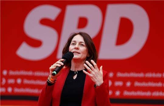 Die Spitzenkandidatin der SPD für die Europawahl: Katarina Barley.