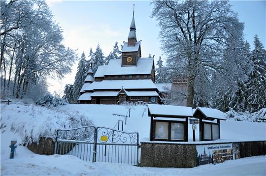Die Stabkirche. Foto: Heine