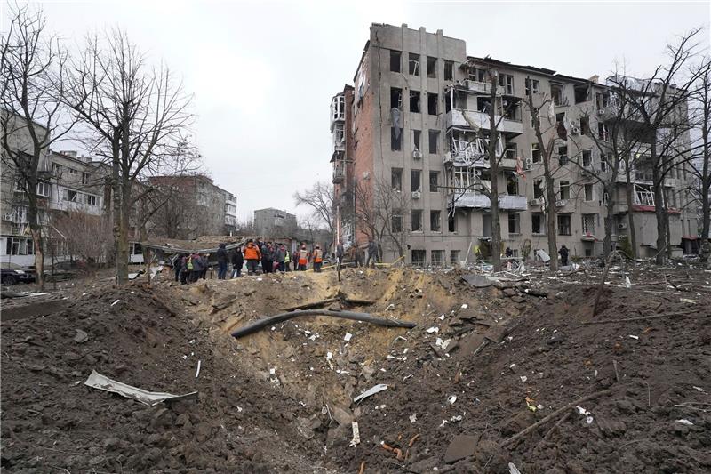 Die Stadt Charkiw steht unter russischem Raketenbeschuss.