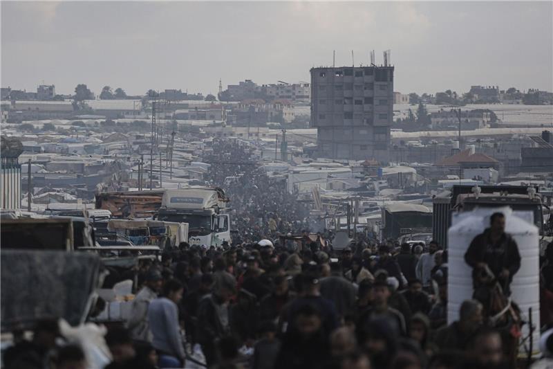 Netanjahu lässt Angriff auf Rafah vorbereiten Die Stadt Rafah im Gazastreifen liegt an der Grenze zu Ägypten.