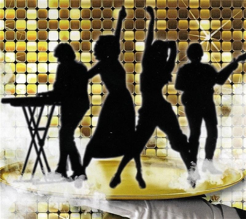 Die Stars der „ABBA Royal – The Tribute Dinnershow“ gastieren am Dienstag, 23. Juli, im VIP-Zelt auf der Bündheimer Rennbahn.  Grafik: „World of Dinner“