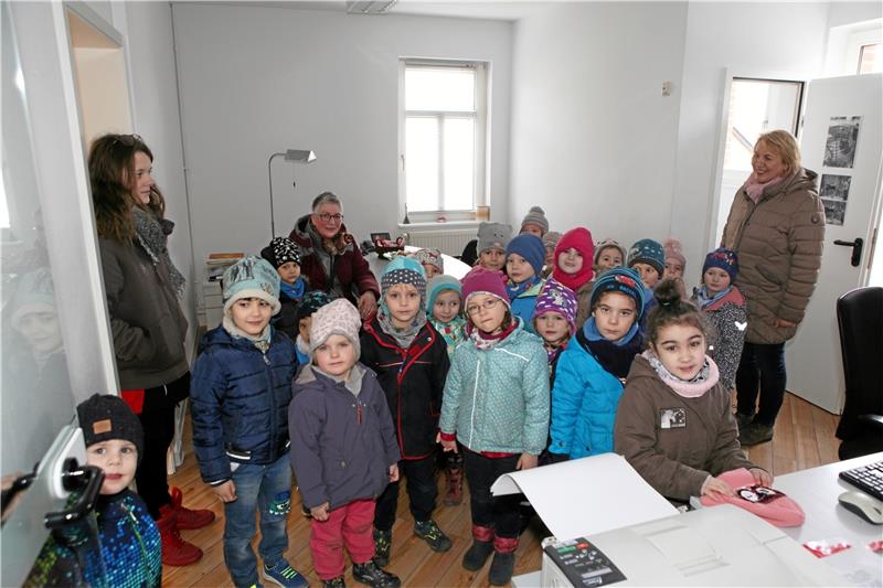 Die Sternengruppe der Kita Burgstraße erkundet die Berufswelt der Erwachsenen